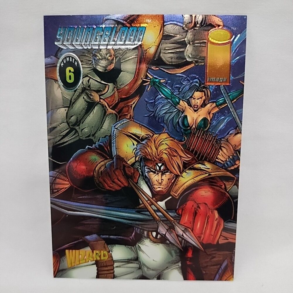 1994 Wizards Youngblood And XForce Trading Card #6